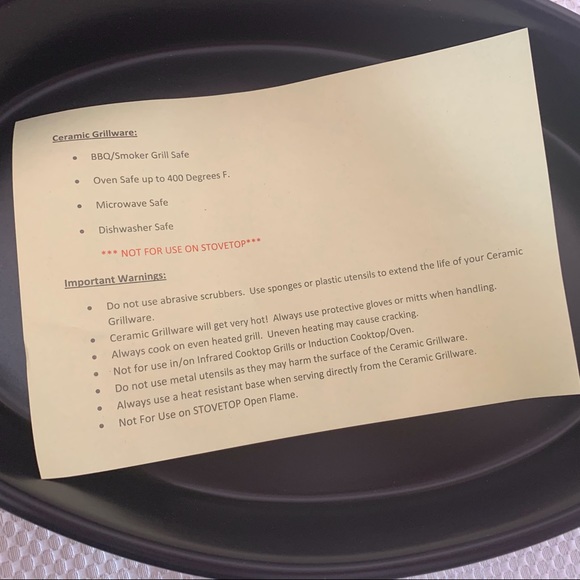 Parini Casserole Pan Ceramic Grill Cookware NIB B#29 - Picture 8 of 13